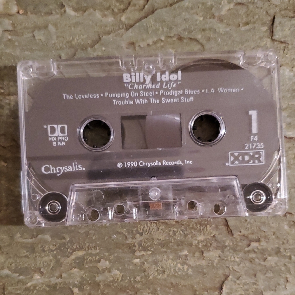Billy Idol 'Charmed Life' Cassette Tape